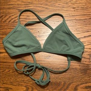dark sage bikini top